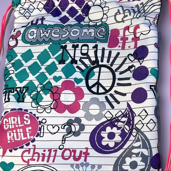 Handmade String Bag Durable Zipper Pocket Tote Backpack - Picture 3 of 16